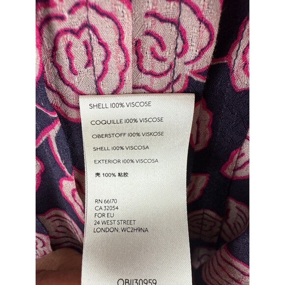 NWT Maeve by Anthropologie Pleated floral Blouse Size XS - Picture 6 of 17